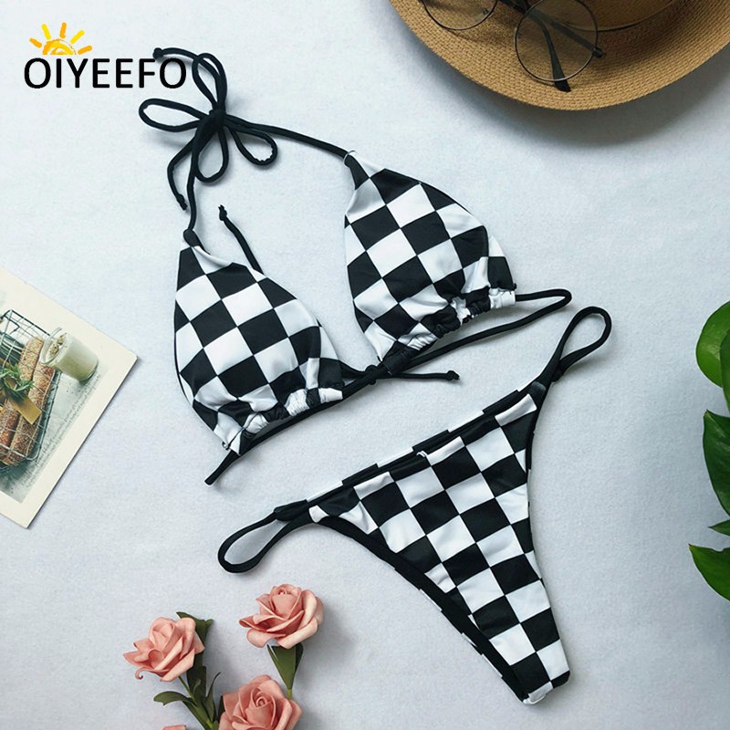 

oiyeefo Черный Номер, sling brazilian bikini women swimsuit