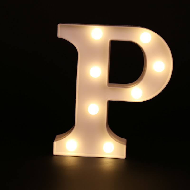 

LUOMU P, Alphabet Light Indoor Battery powered Wall Hanging Night Light