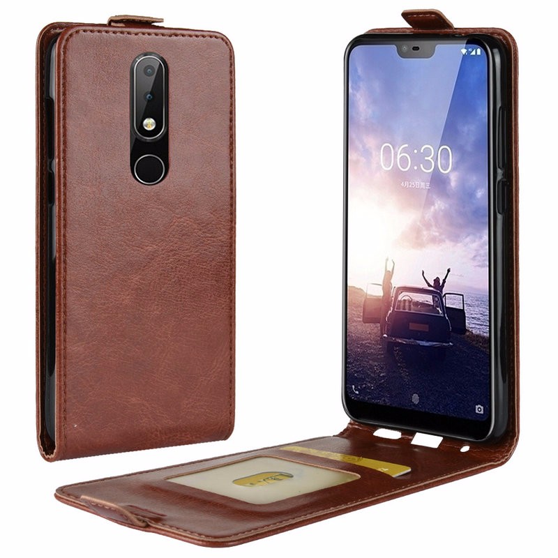 

WIERSS коричневый для Nokia X5, для Nokia 51 Plus Flip Leather Case