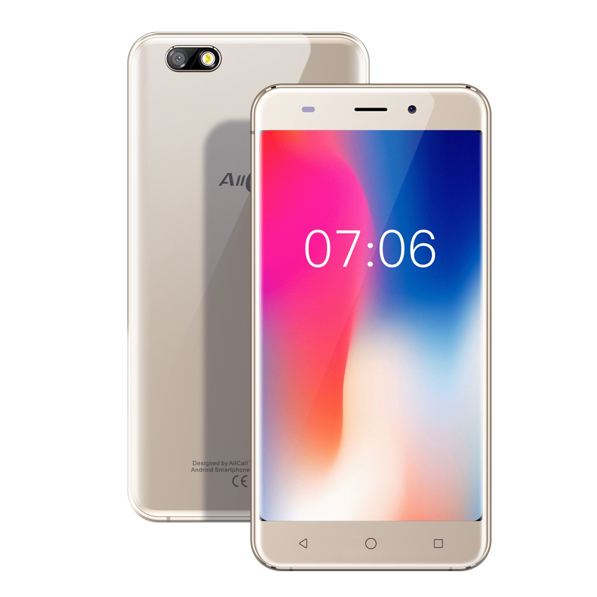 

allcall Золотистый 1 Гб, 55-дюймовая HD Dual SIM