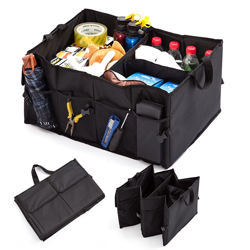 

CNUON Black, cartrunkstorage case collapsiblestoragebag cartrunkbag