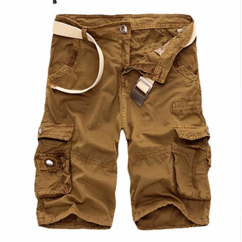 

AILOOGE Темный хаки 40, Cargo Shorts Men Cool