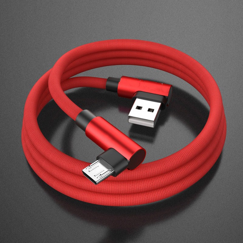 фото Микро-кабель usb pushingbest красный 3 м