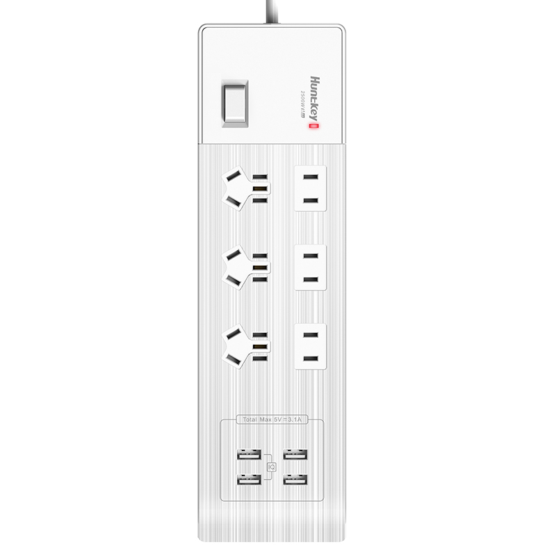 

JD Коллекция Xiaoxin 607 6 цифр 4USB 3,1A 1,8 метра дефолт