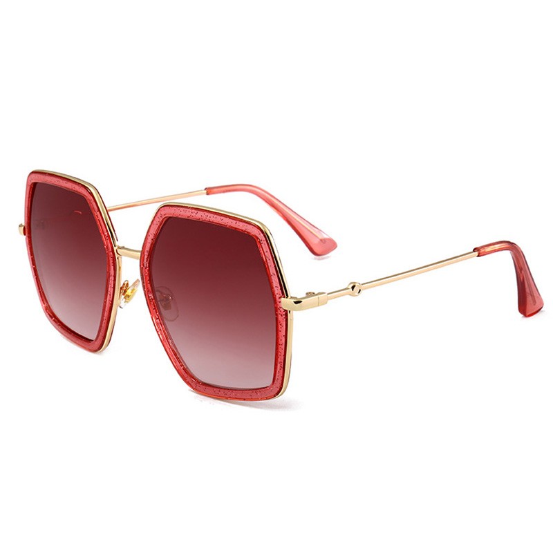 

SHAUNA Красный градиент, Солнцезащитные очки