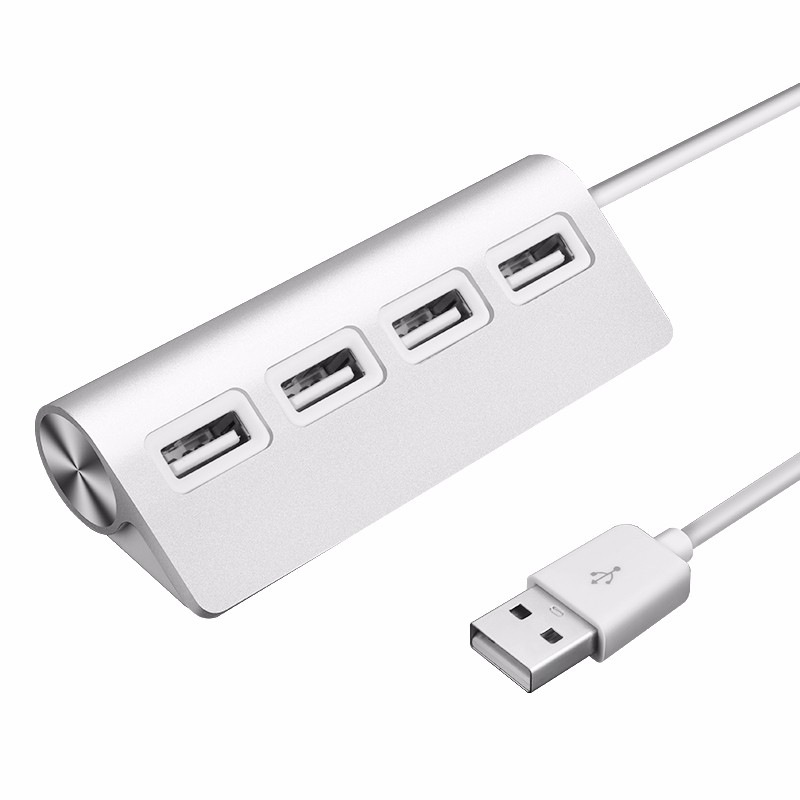 

ROCKETEK, Multi usb 20 hub 4 порта адаптер сплиттер Алюминий