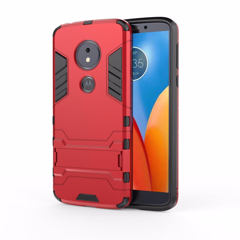 

WIERSS красный для Motorola Moto E5 Plus, для Motorola Moto E5 Shockproof Hard Phone Case