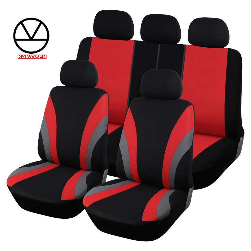 

COVERS Красный универсальный автомобильный салон, KAWOSEN Classic Car Seat Covers