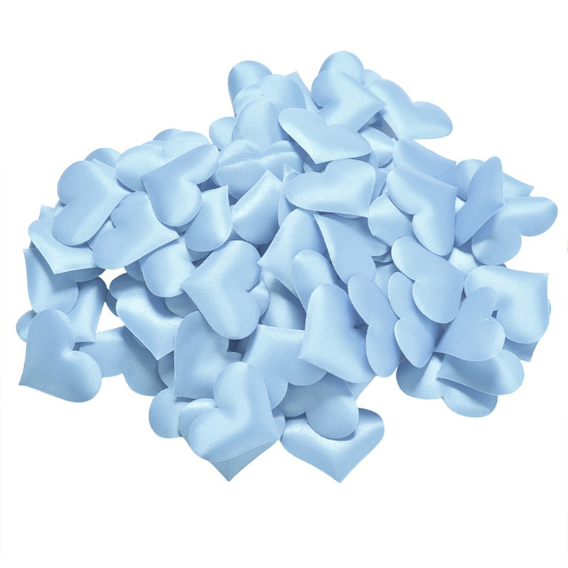 

chkj Blue 2 см 200шт, Heart Shaped Confetti Свадебные броские лепестки Романтические свадебные украшения