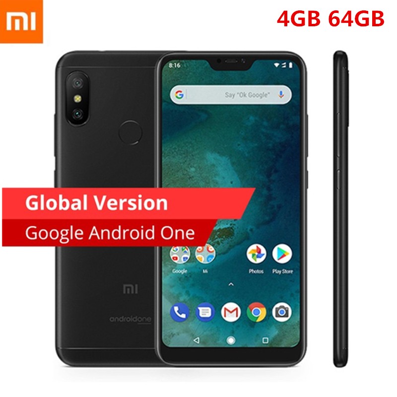 фото Смартфон xiaomi mi a2 lite mi черный