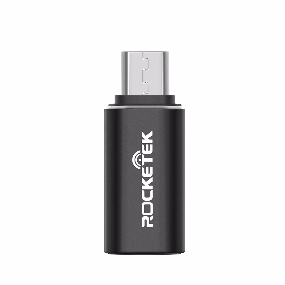 

ROCKETEK черный, Micro-Type-c USB-адаптер зарядного устройства для зарядки данных Sync Зарядка