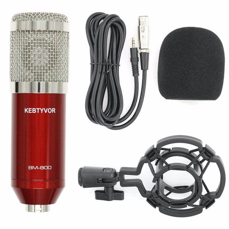 

KEBTYVOR Red Проводной доступ, Конденсаторный микрофон