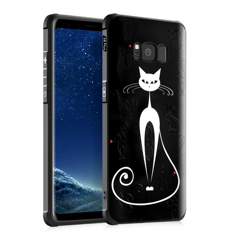 

goowiiz белый кот Samsung Galaxy Note8, Samsung S8