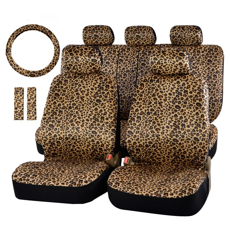 

COVERS Роскошная крышка сиденья для автомобилей Leopard Print, KAWOSEN Luxury Leopard Print Автокресло