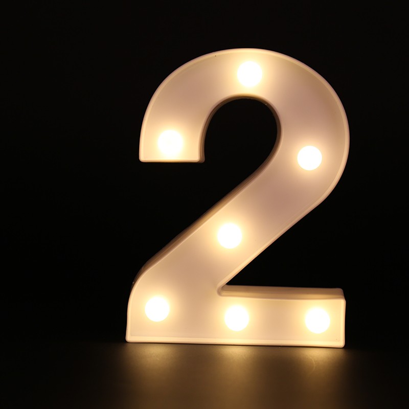 

LUOMU 2, Alphabet Light Indoor Battery powered Wall Hanging Night Light