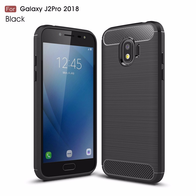 

WIERSS черный, для Samsung J2 Pro 2018 Ударопрочный кожаный чехол