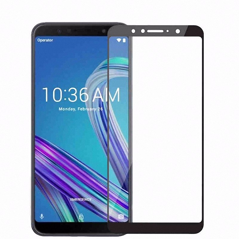 фото Для asus zenfone max pro m1 zb601kl полная крышка с закаленным стеклянным протектором для экрана wierss для asus zb601kl