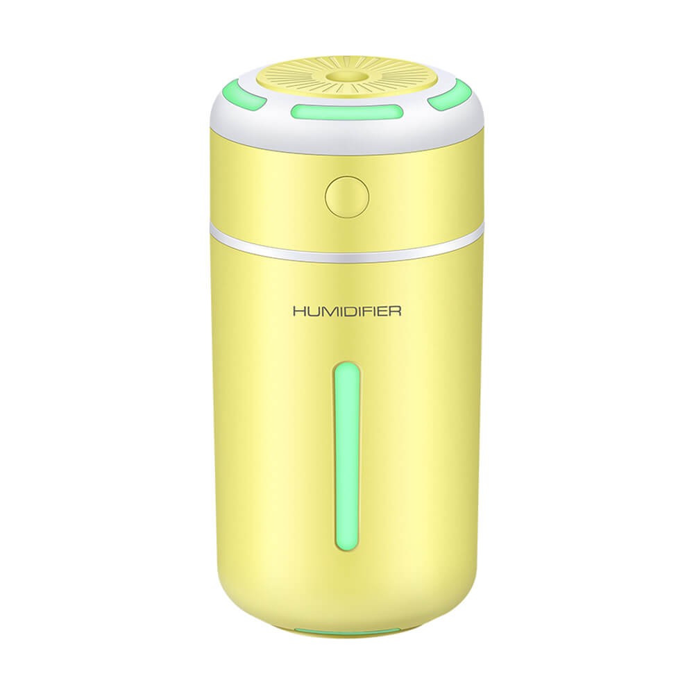 

TOMNEW желтый, TOMNEW 230ML Cool Mist Увлажнитель USB Mini Портативный ультразвуковой рассеиватель воздуха