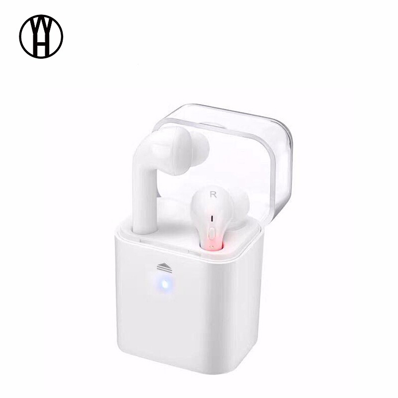 

WH белый, earplug с зарядным ящиком для iPhone 7 Samsung Huawei Xiaomi