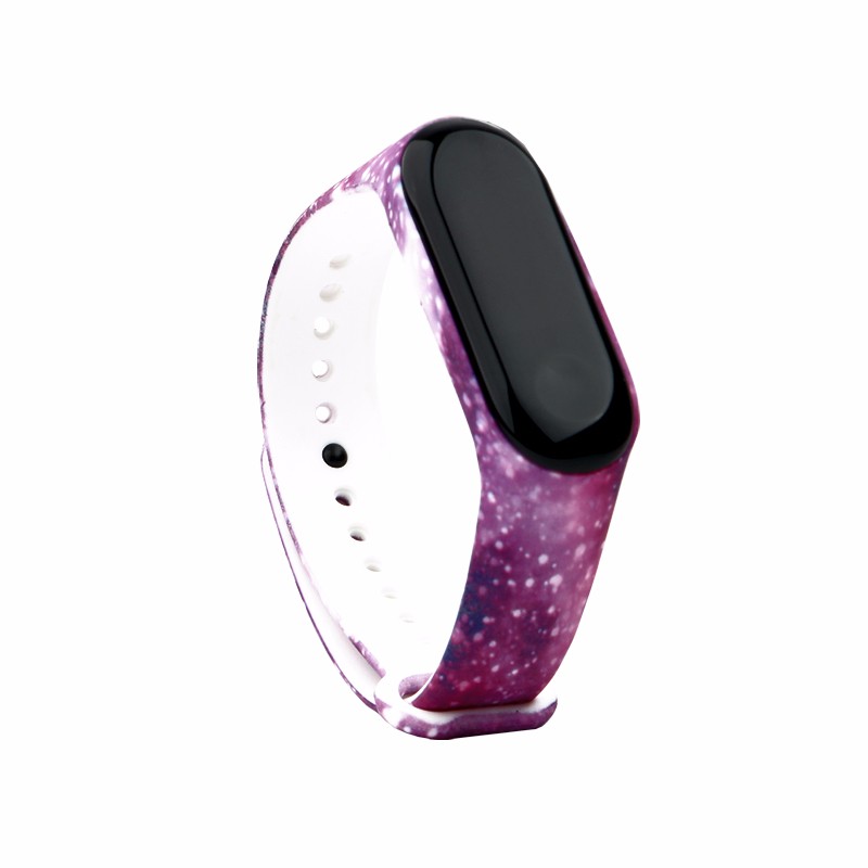 

chkj 1 Один размер, Силиконовый наручный ремешок для Xiaomi Mi Band 3 Smart Band Красочный смарт-браслет