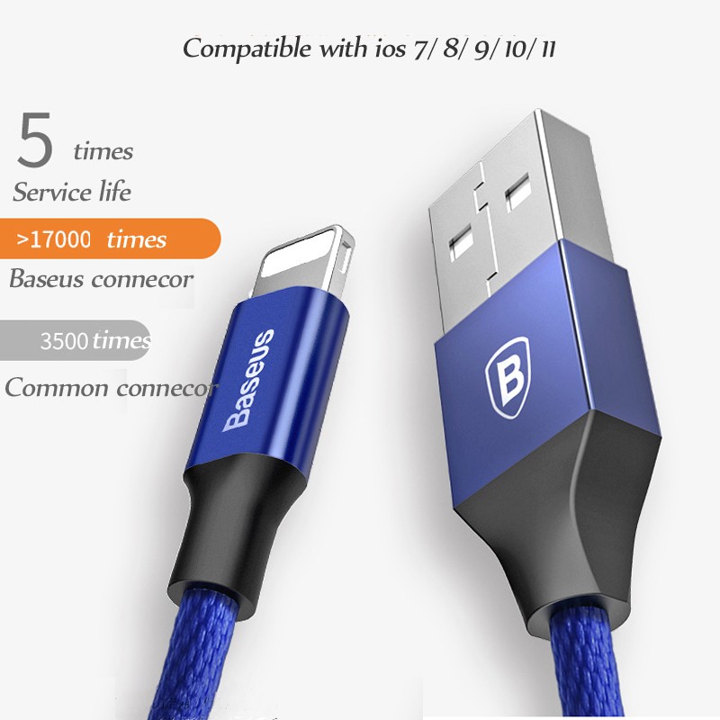 

JYSS Purplish Blue 1,2 м, iphone кабель яблоко передача данных быстрая зарядка USB-кабель зарядная линия д