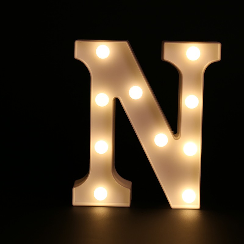 

LUOMU N, Alphabet Light Indoor Battery powered Wall Hanging Night Light