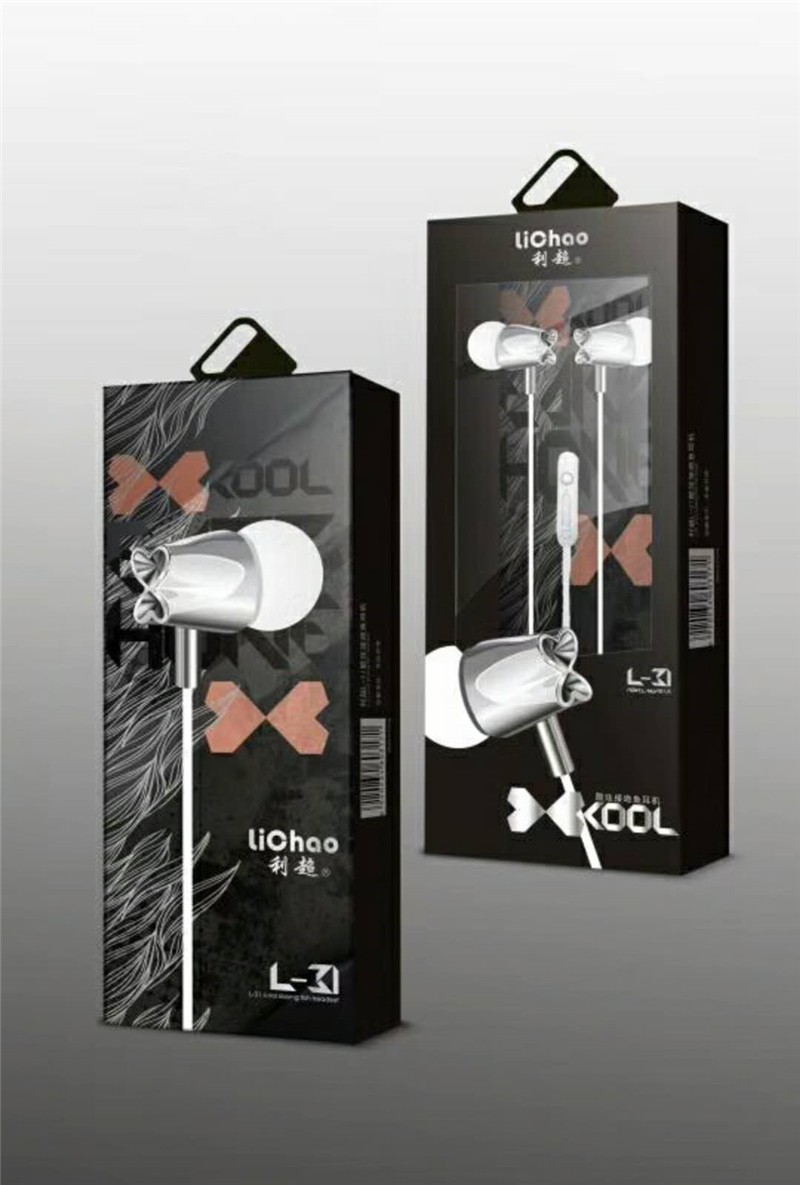

GANGXUN White, Наушники-вкладыши Colorful Headset Hifi Earbuds Bass Наушники