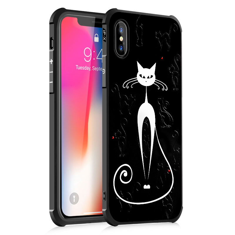 

goowiiz белый кот iPhone X, Iphone 7