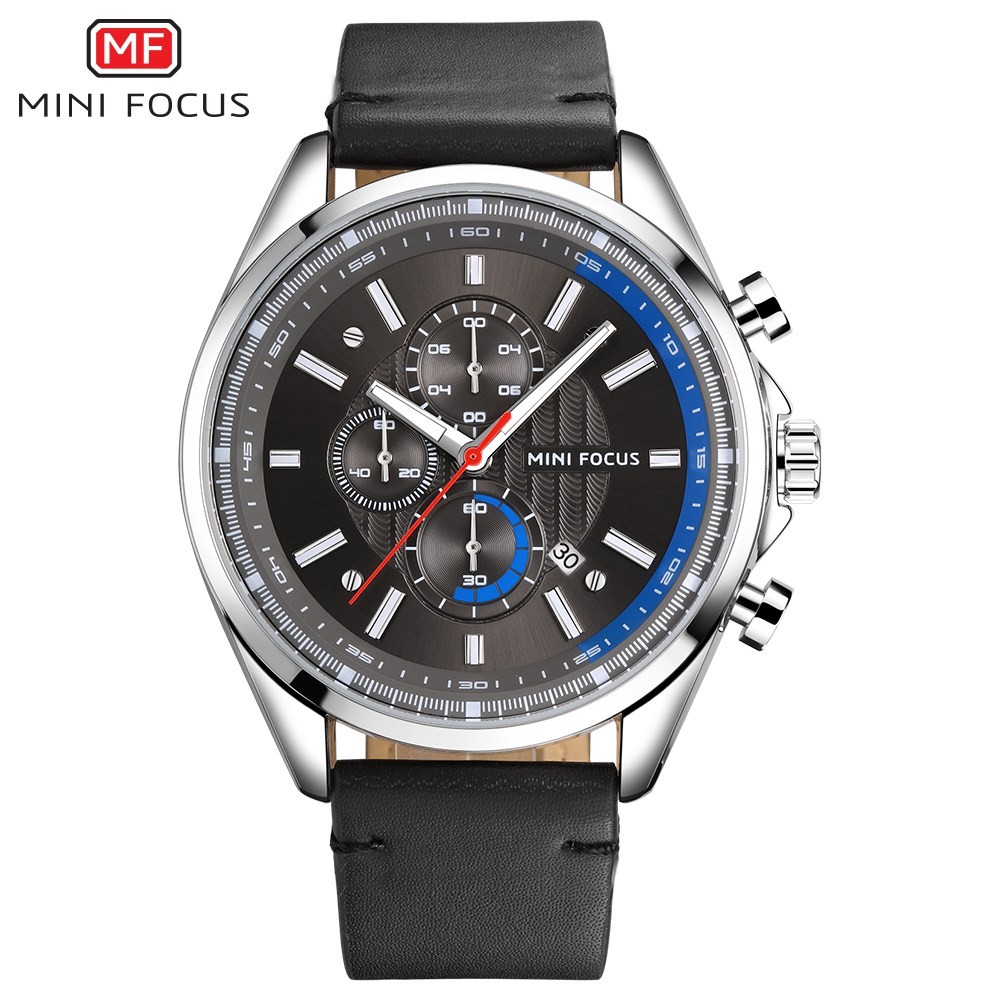 

MINIFOCUS Серебряный, Мужские часы