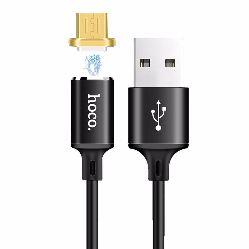 фото Ihoco мобильный телефон charge data cable магнитная молния micro usb-адаптер char hoco black-micro 1 м