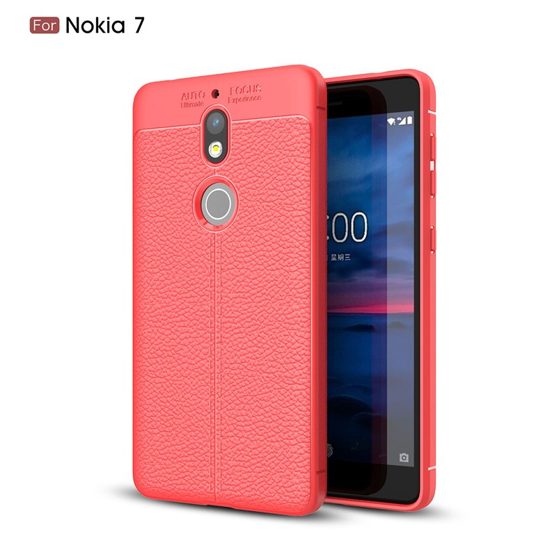 

Fecoprior красный, Задняя обложка для Nokia 7 Nokia7 NK Case Мягкий TPU Кремний
