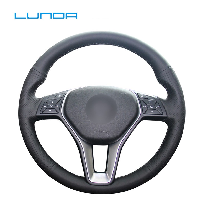 

LunDa Red, кожаная ручка рулевого колеса автомобиля