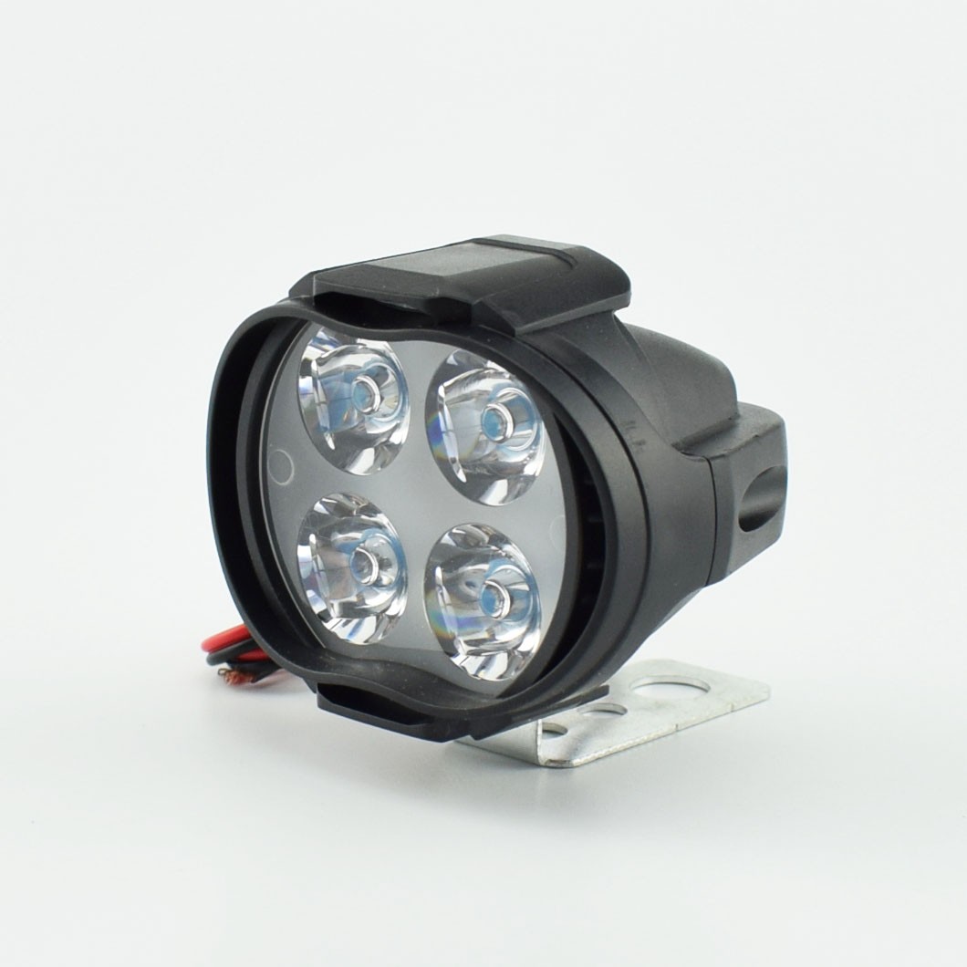 

Huiermeimi черный, Мотоцикл 12V 6500K Белый 4LED фары автомобиля фары Скутер