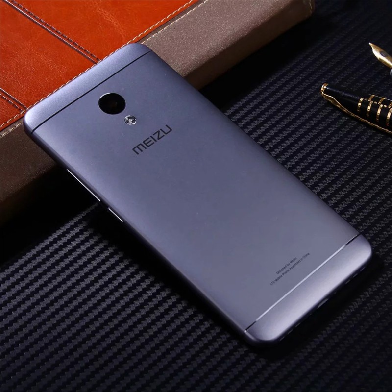 

Fecoprior Серый Meizu M5s, Оригинальный корпус для Meizu M5S Металлическая батарея Задняя обложка