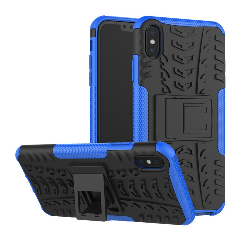 

Fecoprior синий iPhone  Max, Чехол для iPhone  Max Back Cover Стенд Silicon TPU PC Armor