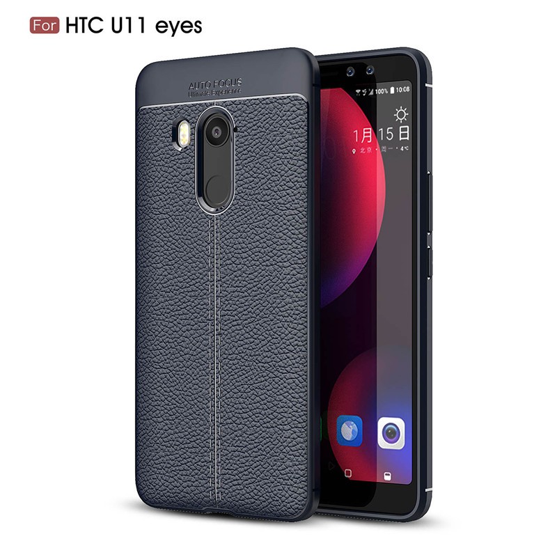 

Fecoprior Темно-синий, Задняя обложка для HTC U11 Eyes U 11 U11Eyes Чехол