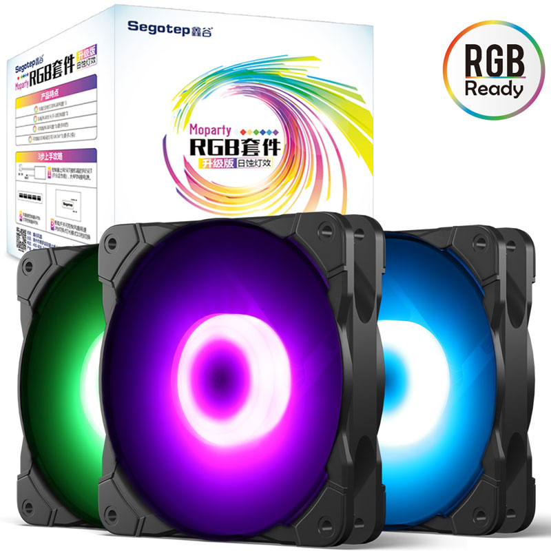 

JD Коллекция Комплект обновления RGB 3 вентилятора контроллер Вентилятор RGB, Joycollection