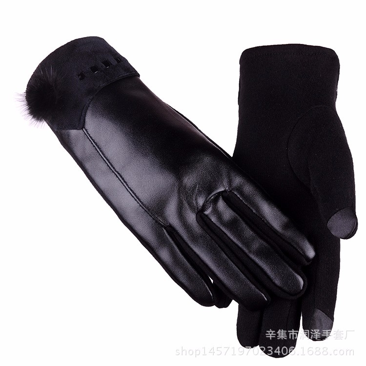 

FURART Black Один размер, Зимние женские перчатки
