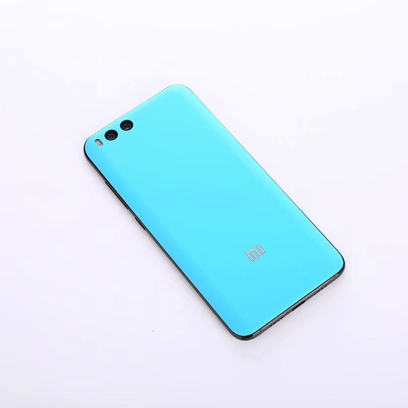 

Fecoprior Голубое небо Xiaomi 6, Оригинальный корпус для Xiaomi Mi 6 Mi6 Xiaomi6 Матовая пластиковая задняя крышка для батареек