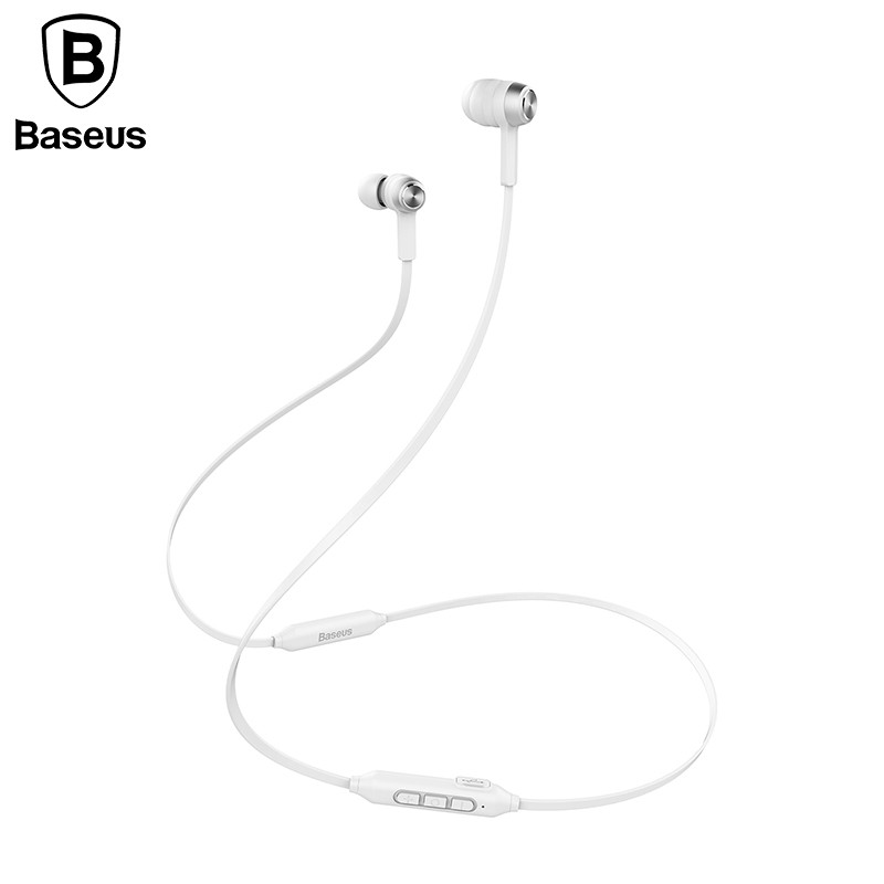 

Baseus белый С микрофоном