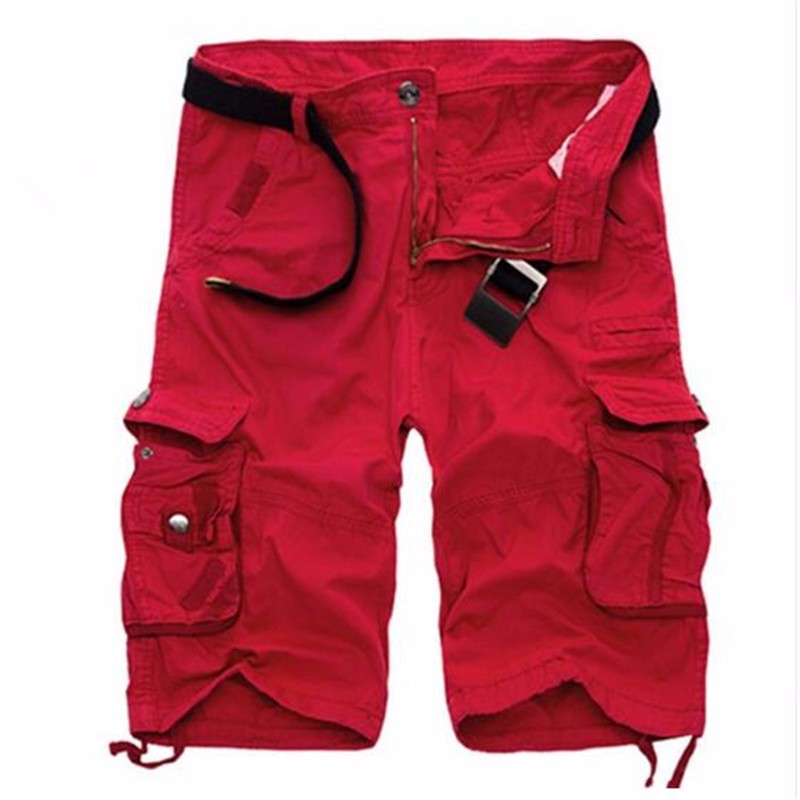 

AILOOGE красный 40, Cargo Shorts Men Cool