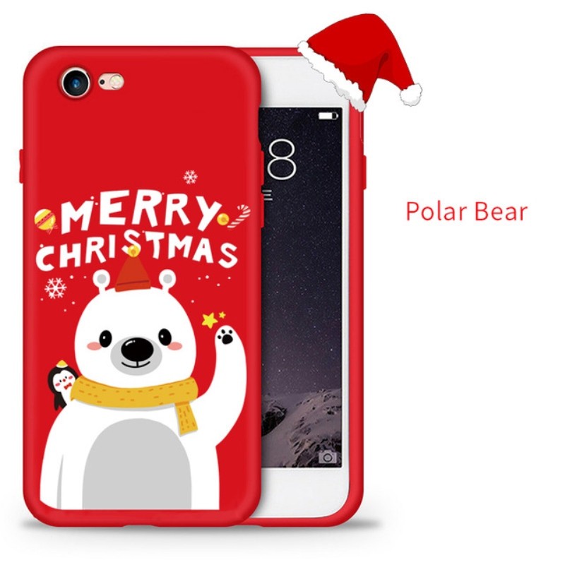 фото Рождественский чехол для iphone xs asina polar bear iphone7 8 47inch