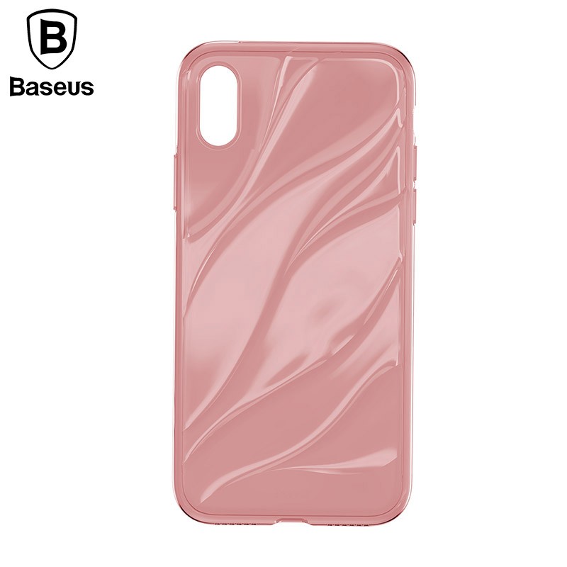 

Baseus прозрачный розовый iPhone X