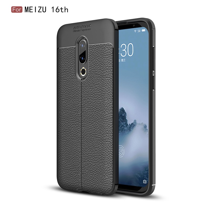 

Fecoprior черный, Задняя обложка для MEIZU 16-й 16 4G Snapdragon 845 Case