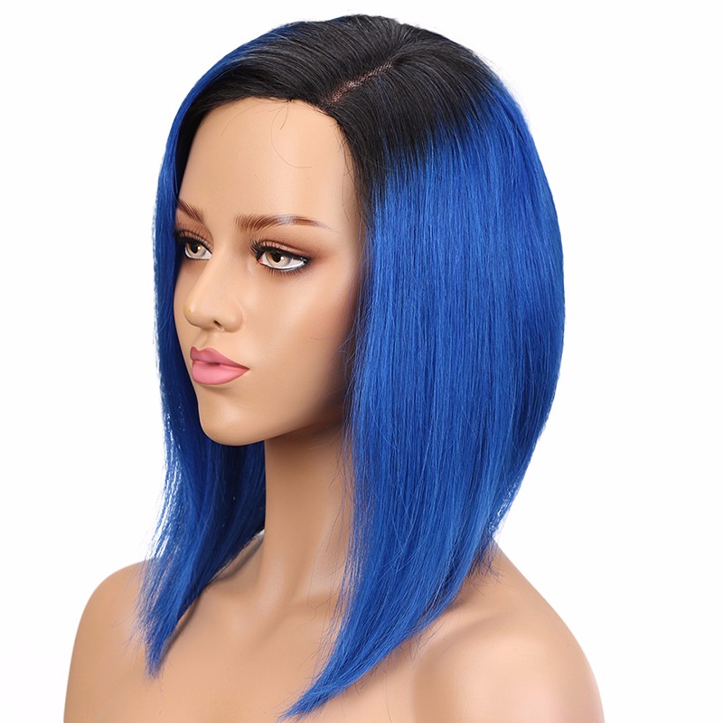 

bluebell Blue 16 дюймов, lace front wigs