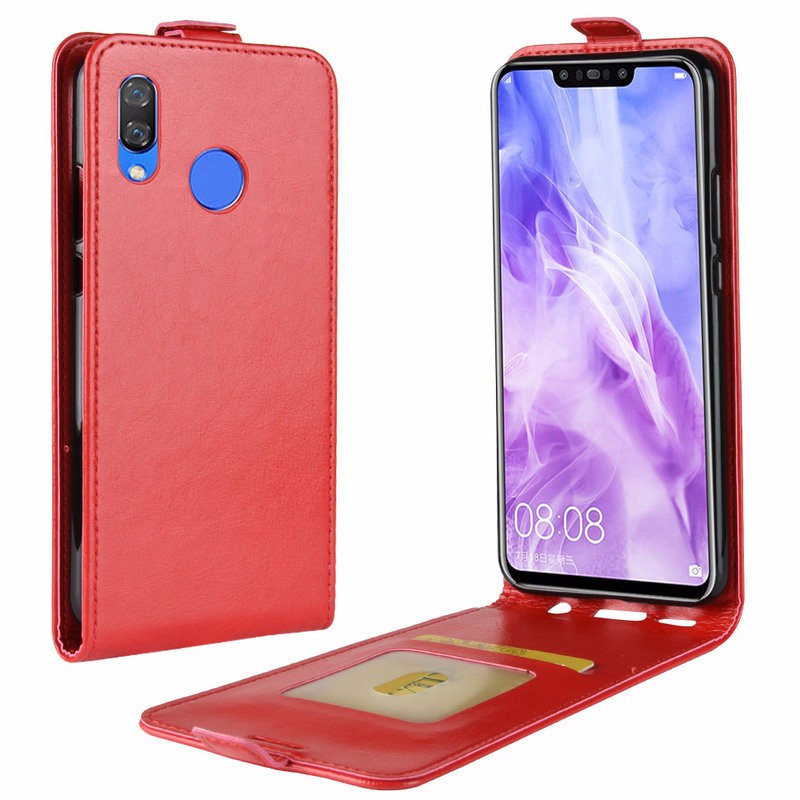 

WIERSS красный для Huawei nova 3, для Huawei nova 3 nova3 PAR-LX1 PAR-LX1M Флип кожаный чехол