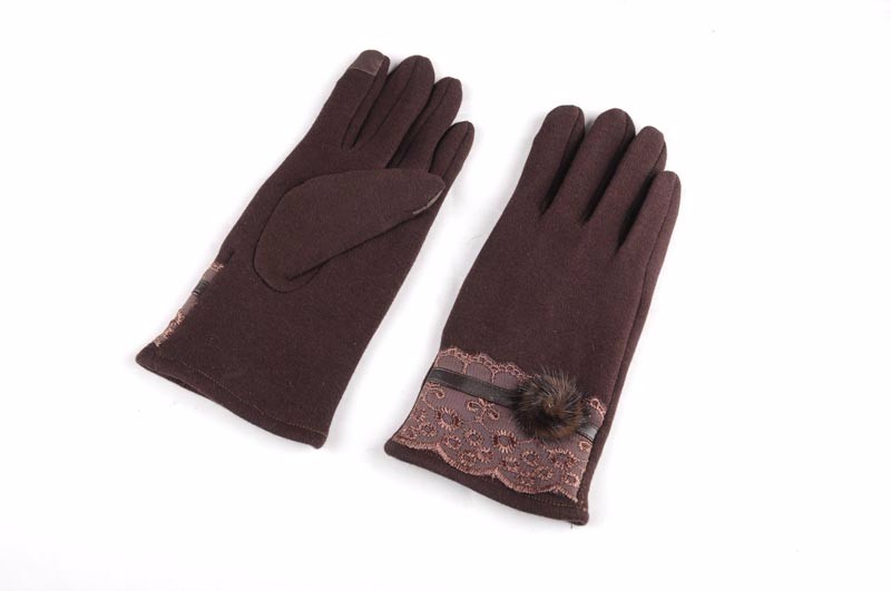 

FURART Brown Один размер, Женские зимние перчатки