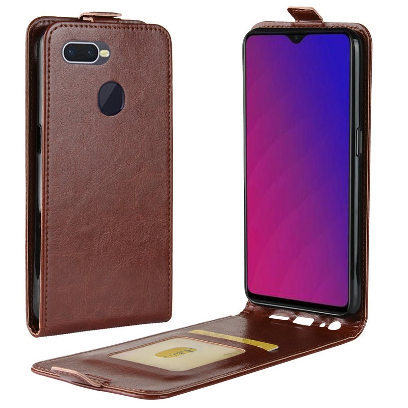 

WIERSS коричневый, для Oppo F9 CPH1825 CPH1881 WIERSS Флип кожаный чехол
