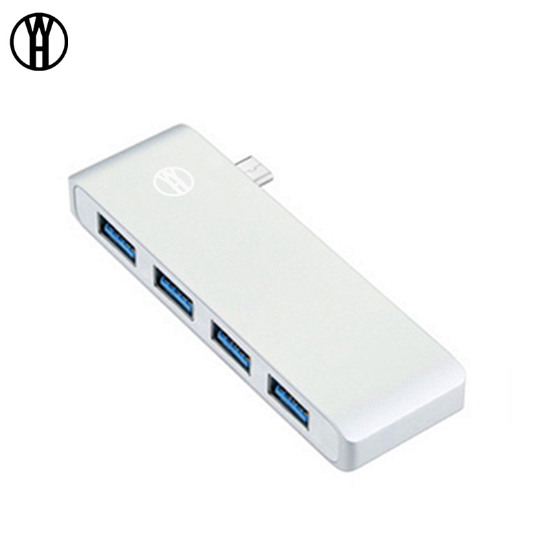 

WH Серебристый, usb Тип C Hub 4 в 1 адаптере USB C Hub