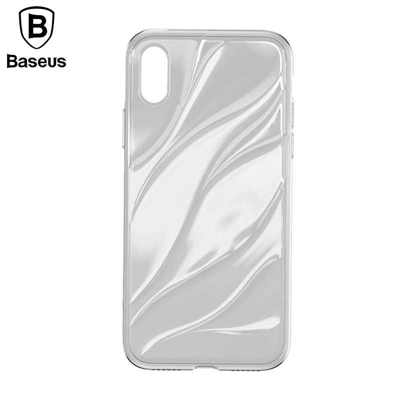 

Baseus прозрачный белый iPhone X